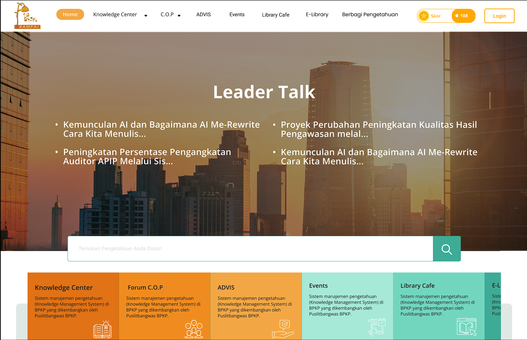 Sistem KMS Rampai BPKP